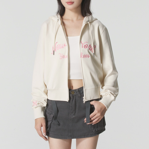 MLB/女装2026新款针织夹克运动服宽松外套3FTRB0854-50CRS-50CGS