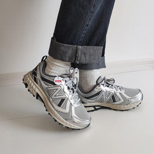 New Balance NB经典男女灰银色运动慢跑步鞋MT410KR5 MT410KM5