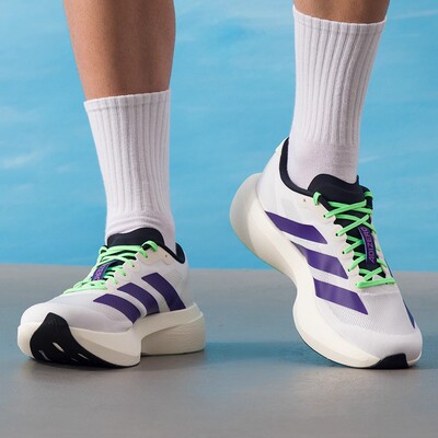 阿迪达斯男鞋2025冬款 ADIZERO EVO SL M马拉松运动跑步鞋JS4495