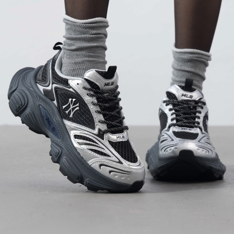 MLB/男女鞋25春季时尚新款情侣运动鞋跑步休闲鞋3ASHWD15N-50BKS