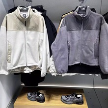 NEW BALANCE NB女款25冬休闲立领摇粒绒保暖夹克外套MDF45102