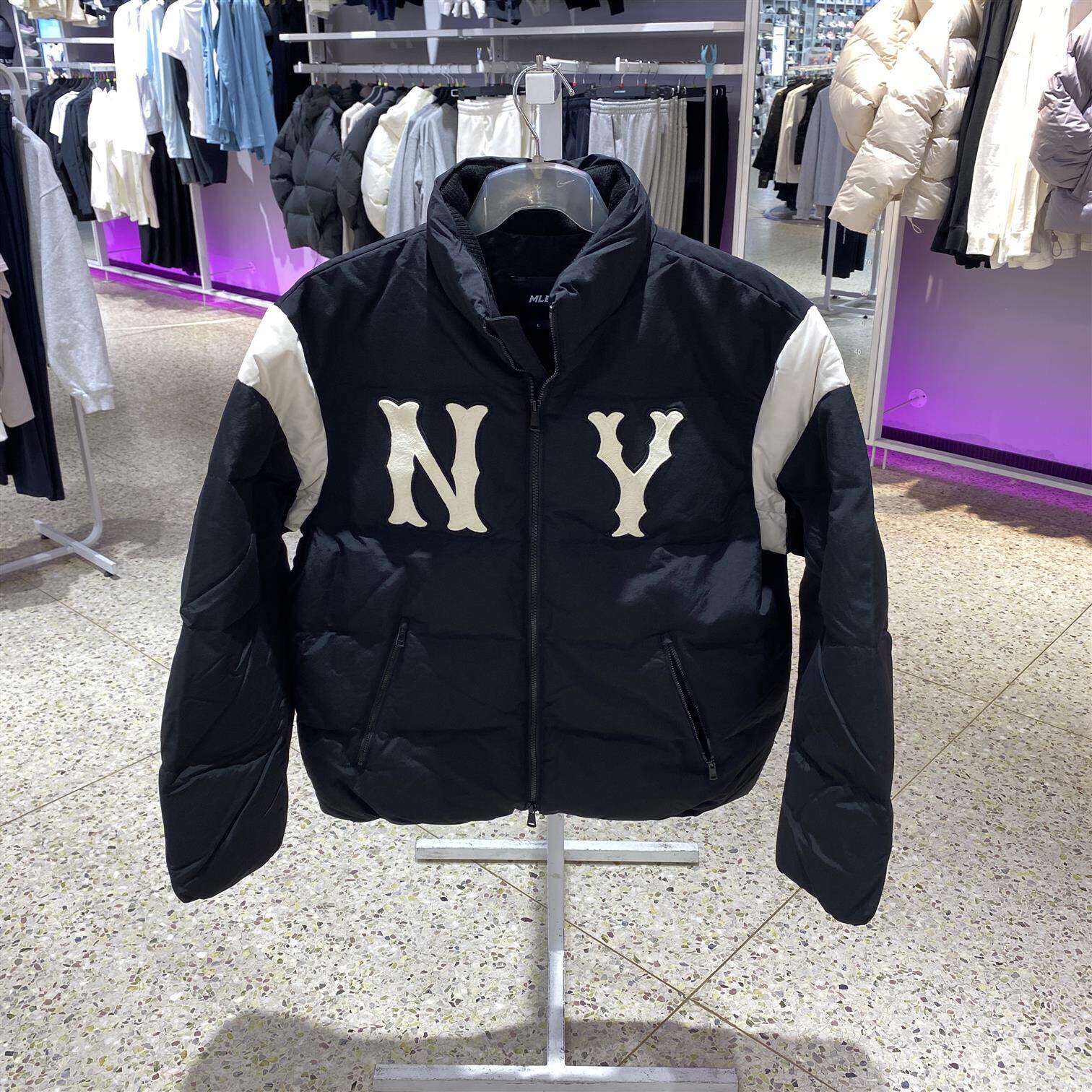 MLB情侣2025新款流行爆款羽绒服男款冬季女款保暖 3ADJV1146