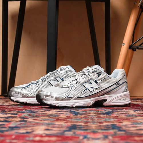 New Balance NB 740 GR2 男女鞋低帮拼接圆头千禧风跑鞋U740WN2