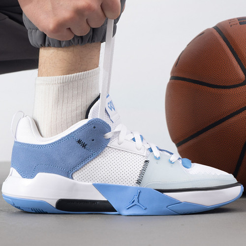 NIKE耐克 Jordan One Take 5男士 白蓝耐磨实战篮球鞋FD2336-104