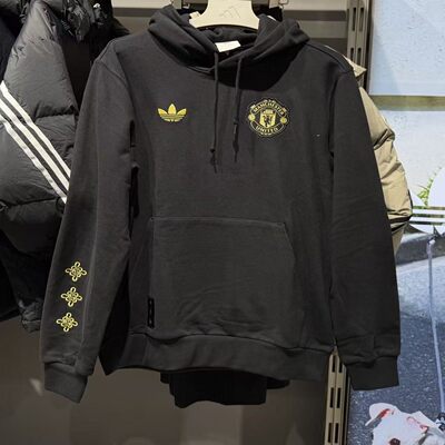 阿迪达斯三叶草2026春季经典曼联针织卫衣运动装JM5565 JM5566