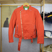 夹克朋克复古机车服外套DM048 短款 卡家品牌撤柜秋冬新款 男士
