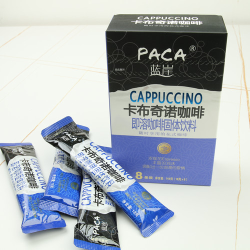 PACA蓝岸卡布奇诺速溶咖啡条装