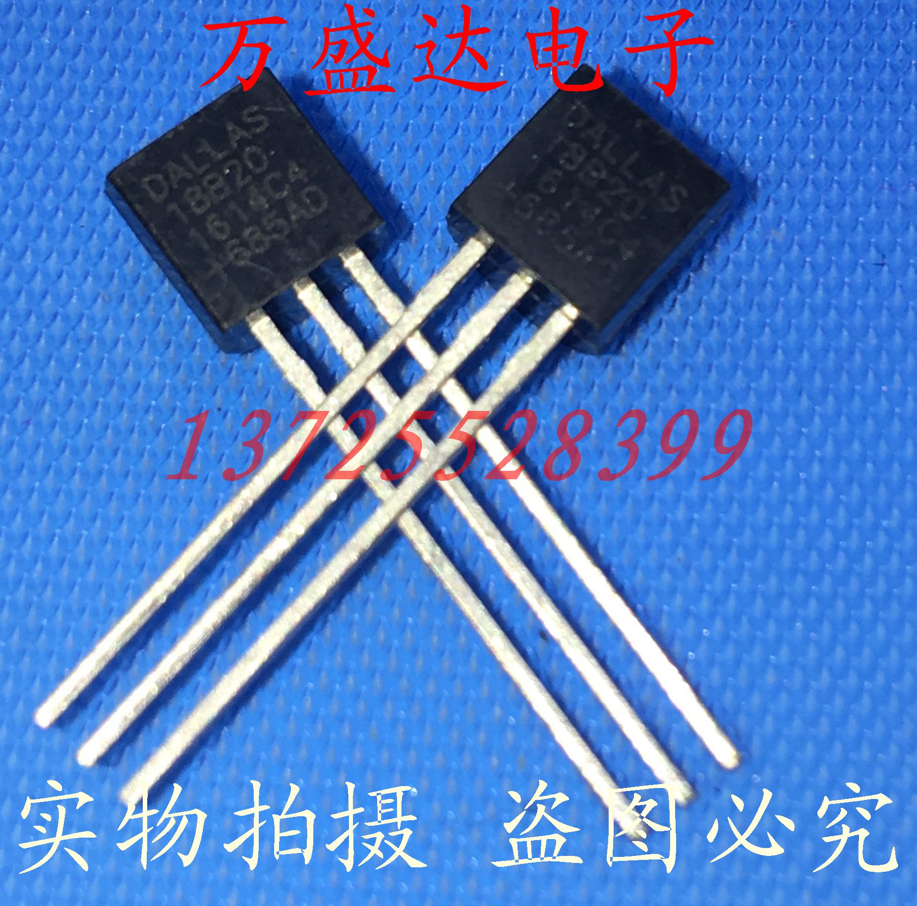 DS18B20温度传感器 DS18B20 18B20 单片机 18b20温度采集