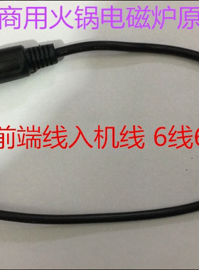 堡斯龙电磁炉入机线6线6孔头