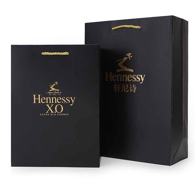 新轩尼诗vosp礼袋高档xo洋酒马爹利蓝带名士手提礼品送礼包装纸袋