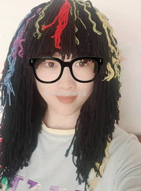公主家纯手工编织搞怪毛线帽子