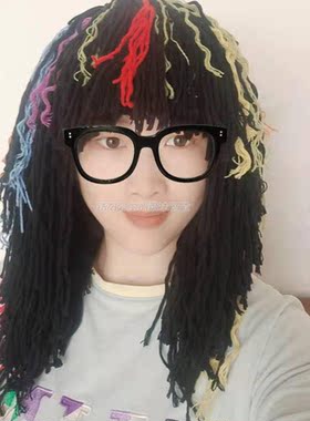 公主家纯手工编织搞怪毛线帽子