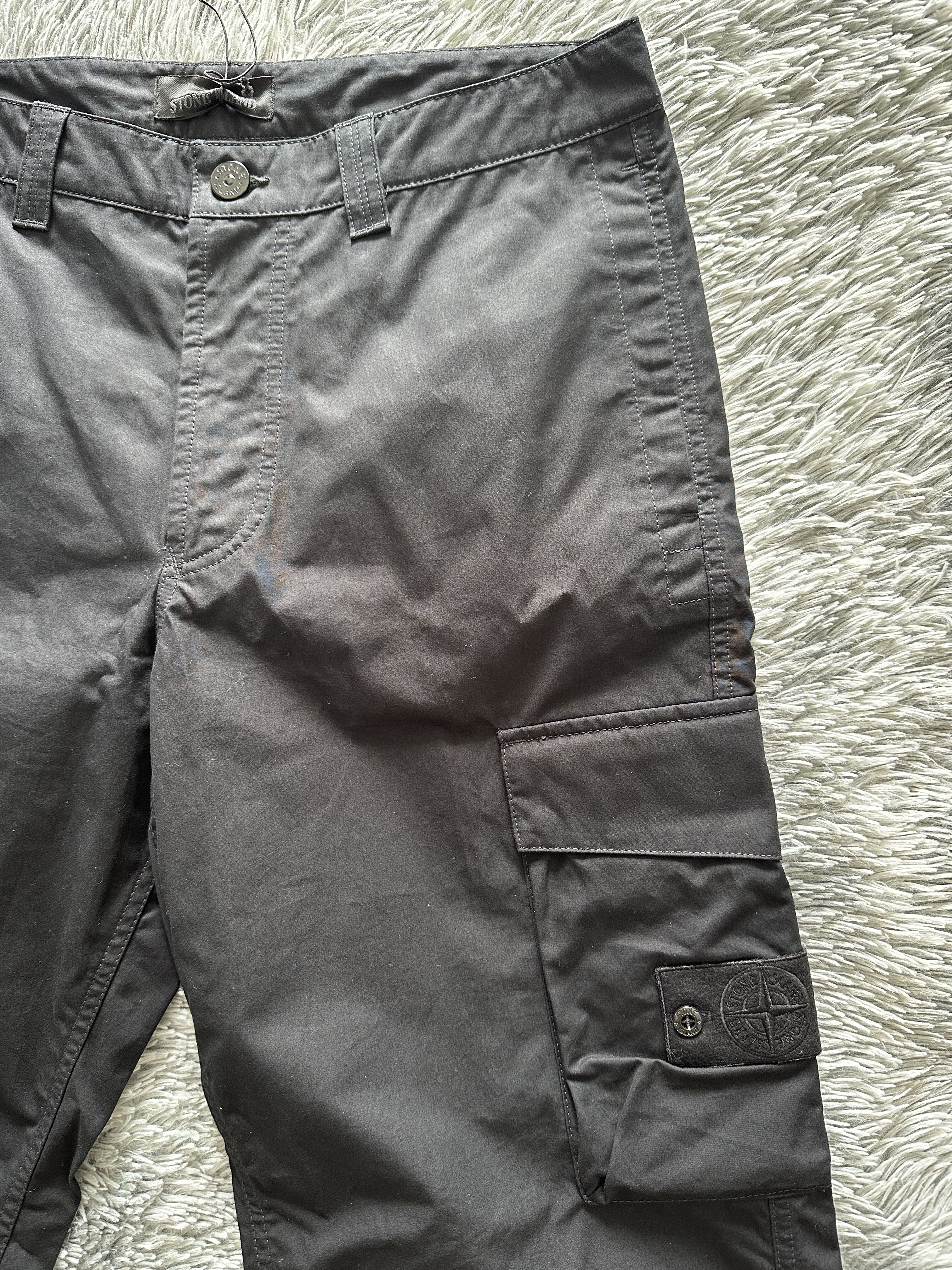 stone island 24fw ghost ventile 黑色 高级工装裤