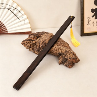 紫光檀木无漆戒尺教棍中式传统教鞭家用教学管教学生家风教育实木