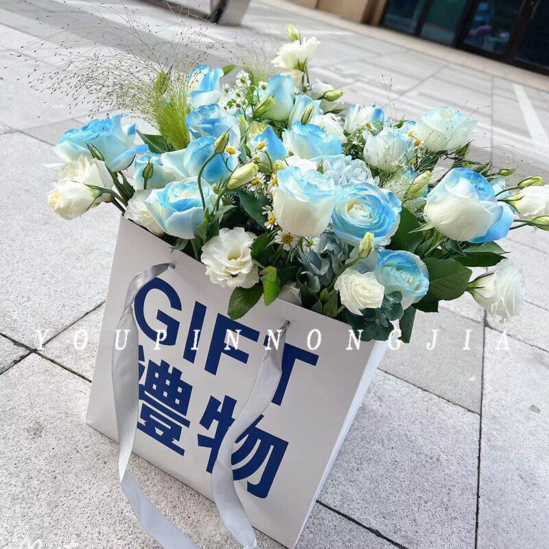 浙江横店义乌手提袋礼盒生日鲜花鲜花速递(同城)