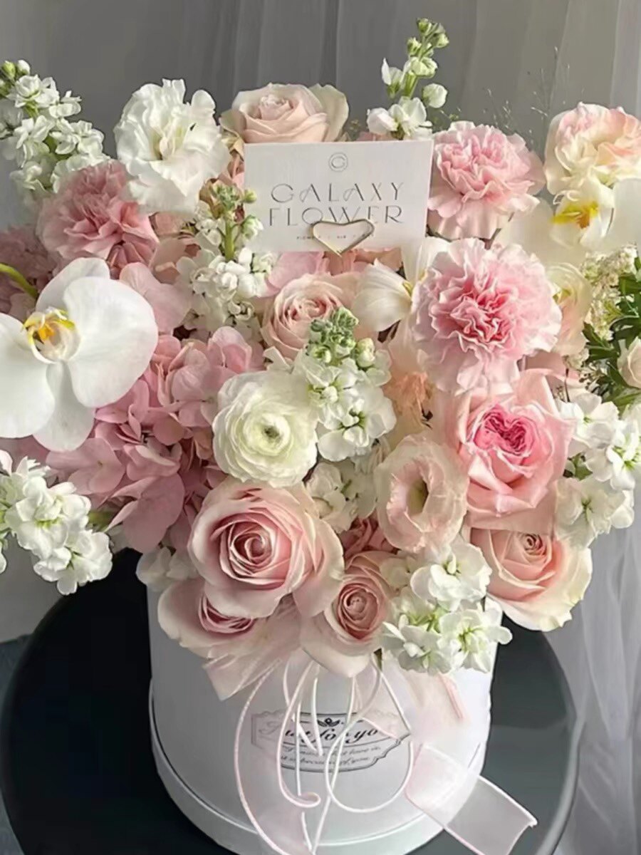 浙江义乌东阳横店花店七夕情人节求婚生日花桶