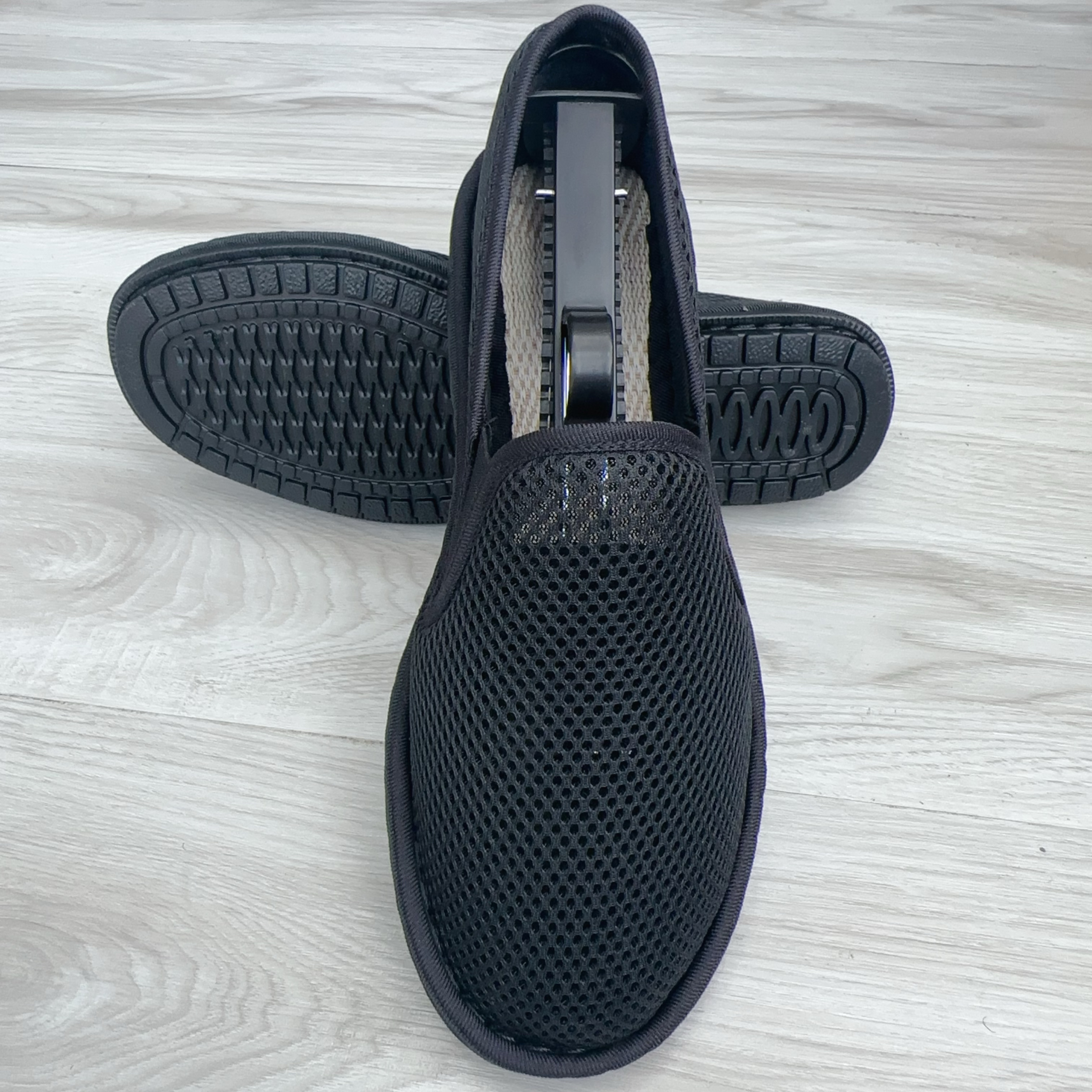 老北京布鞋男网鞋夏季透气薄网面不臭脚手工千层底休闲轻便牛筋底