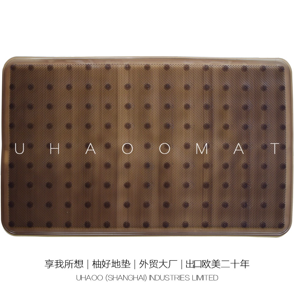 yoo咖啡草/外贸出口浴室防滑垫吸盘大号卫生间淋浴房洗手间地垫