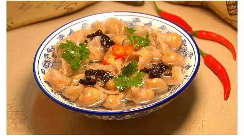 温州特产小吃肉燕苍南矾山正宗手工猪肉燕皮馄饨肉燕燕饺袋装400g图片