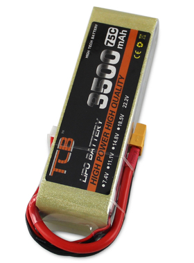 TCB航模锂电池3500mAh3S6S75C高倍率遥控飞机车船无人机玩具配件