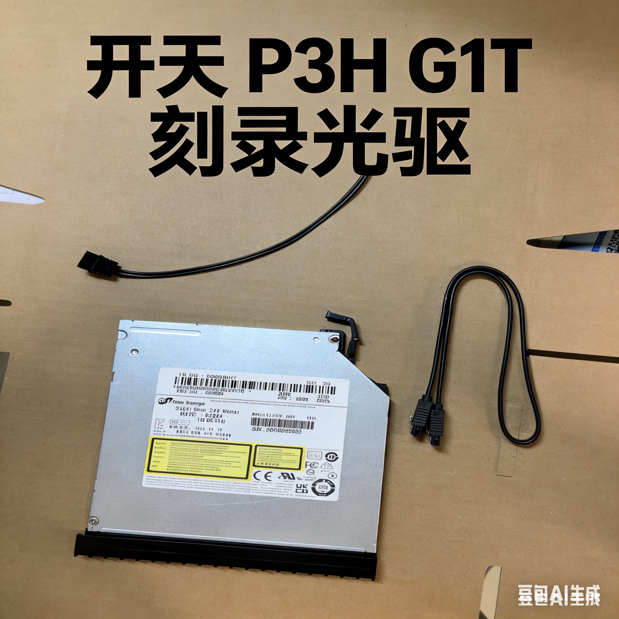 全新联想开天P3H G1T 内置超薄DVD光驱刻录机 即插即用全