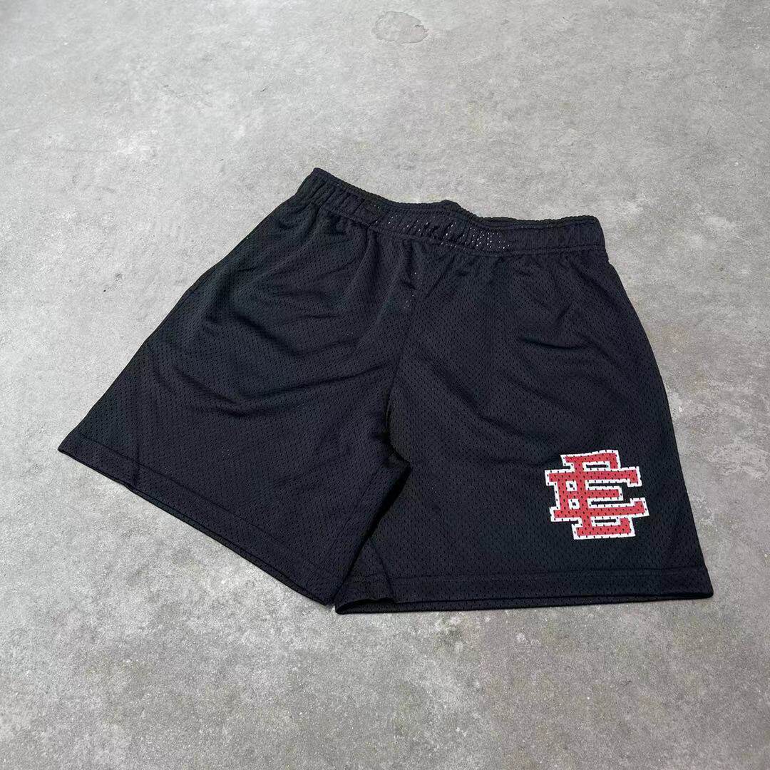 thumbnail for The new European and American high street same paragraph EE shorts beach pants sports casual men and women