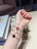 VCA Van Cleef v Teta Cyda Bracelet Одинокий цветочный лес