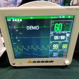 施博瑞SPR9000A监护仪便携式 多功能12寸六参数心电监护仪