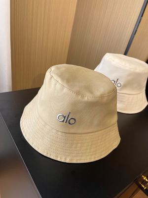 春夏新品alo渔夫帽户外防晒沙滩情侣风格旅行遮阳帽时尚百搭休闲