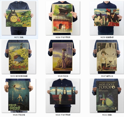 宿舍餐厅复古怀旧牛皮纸海报装饰画