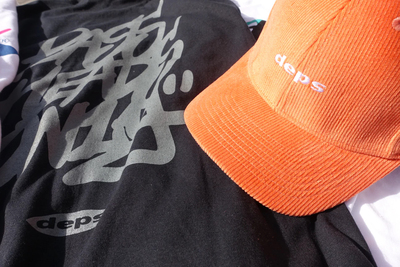 deps新款休闲路亚灯芯绒鸭舌帽