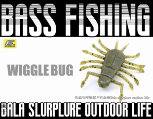 deps WIGGLEBUG路亚昆虫形路亚高比重软饵巴拉咕嗒路亚户外生活