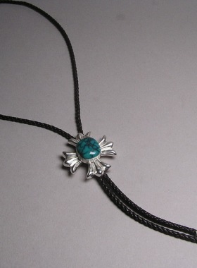 绿松石情侣波洛扣十字架POLOTIE