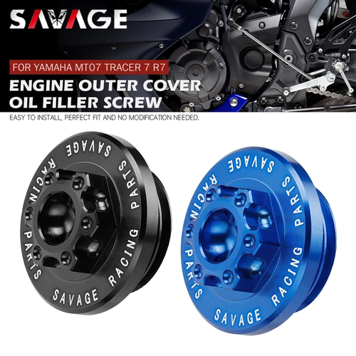 适用雅马哈MT03 2022-2023年改装摩托机油口螺丝铝合金螺丝盖配件