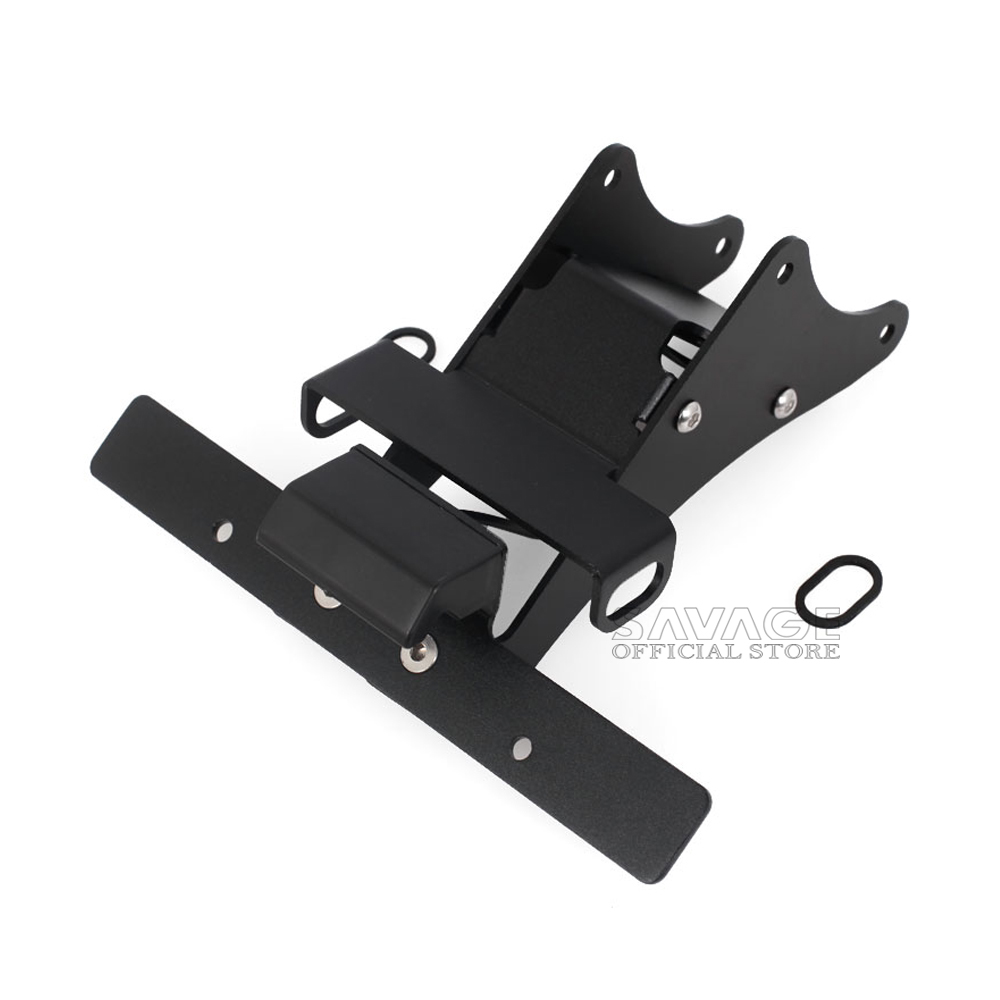 适用本田CBR1000RR改装牌照架专用不锈钢转向灯战斗短尾车牌配件