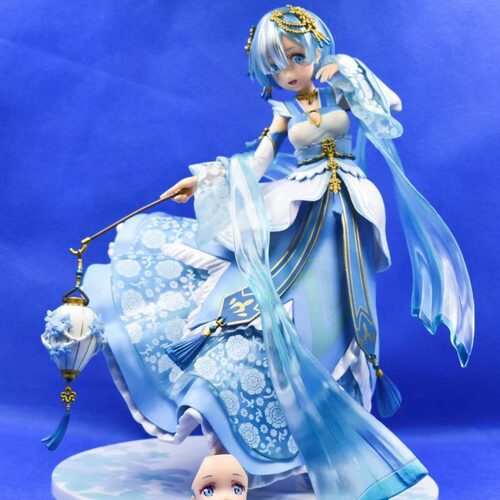 从零开始的异世界生活 汉服 蕾姆礼服 国风 灯笼 动漫手办