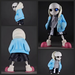 传说之下BOSS 杉斯Sans 帽衫馒头精 冷笑话大王 发光模型盒装手办