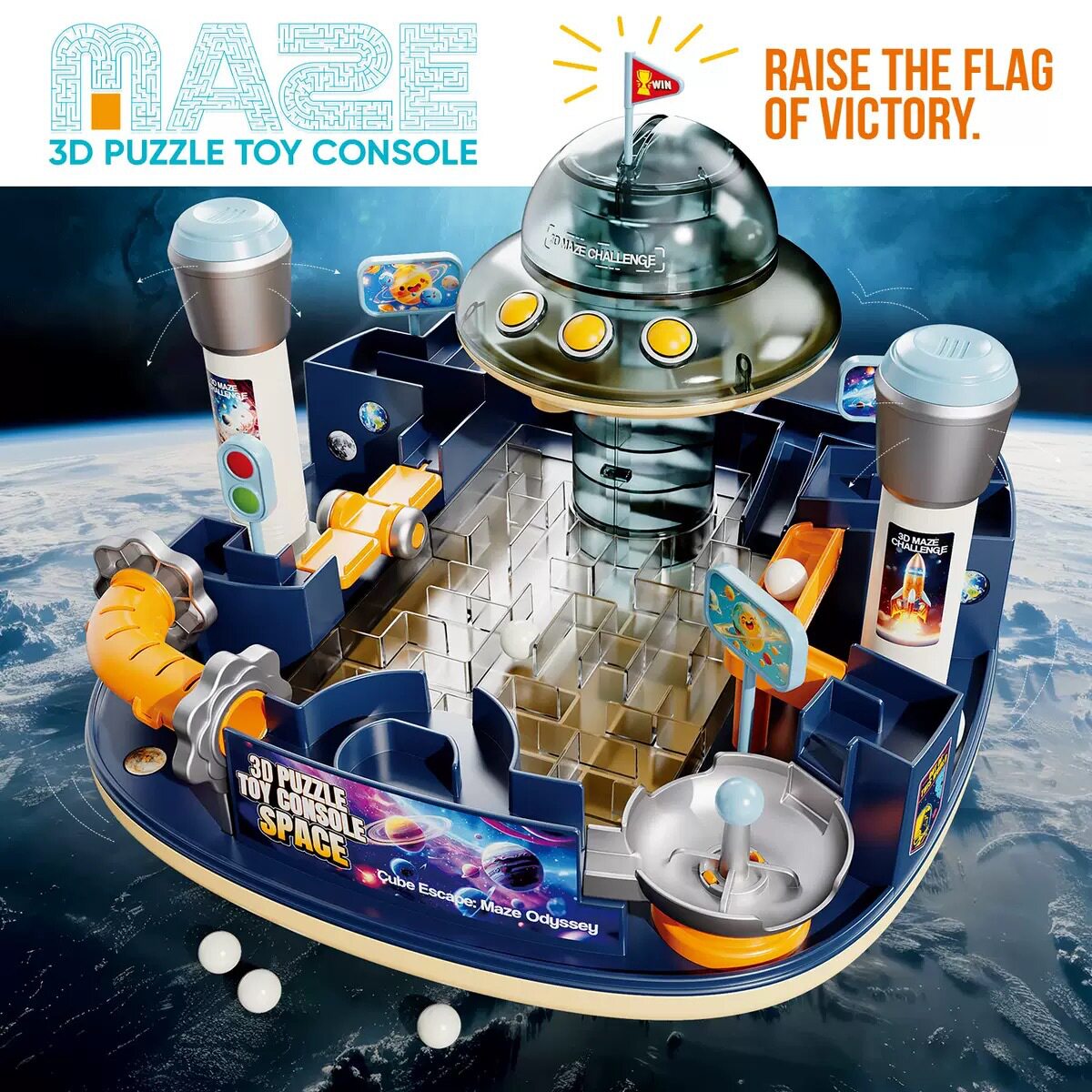 拼装搭建立体迷宫闯关激发专注思维益智玩具动手平衡能力锻炼3岁