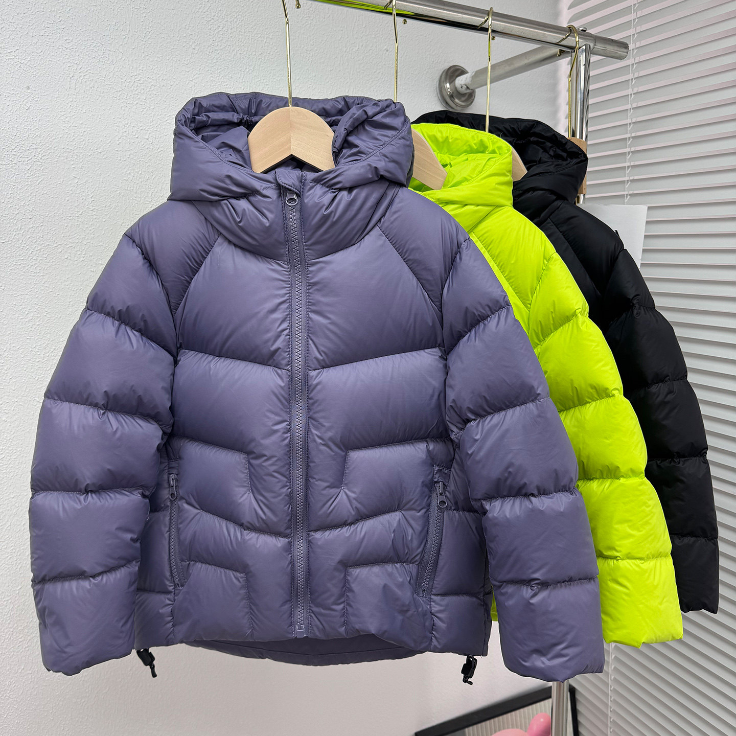 韩国儿童羽绒服面包服95白鸭绒