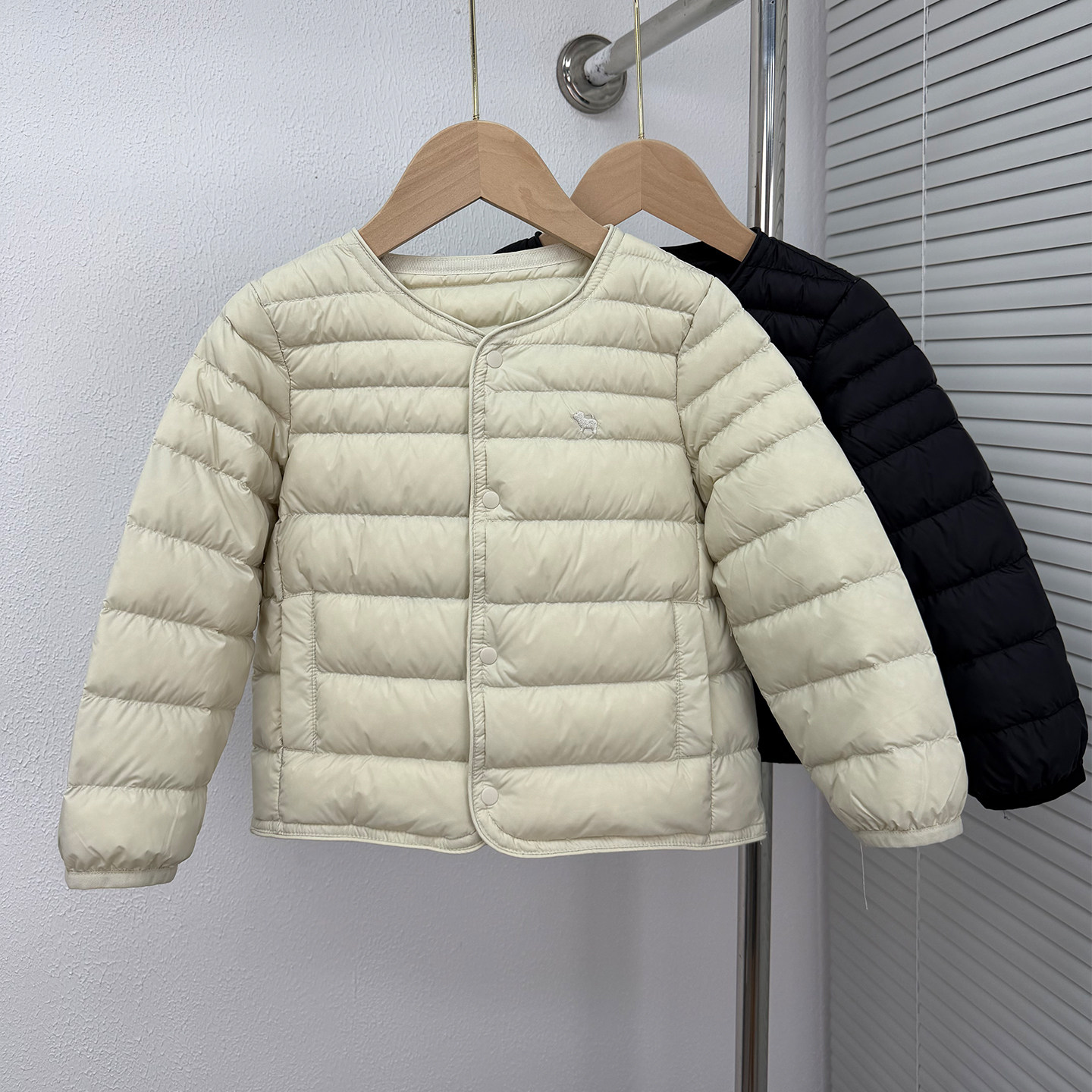 儿童轻薄90白鸭绒保暖羽绒服内胆