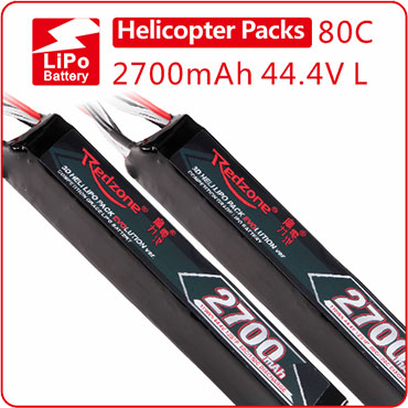 富力电池Redzone lipo80C 2700mAh 44.4V 550-580级电直电池组12S