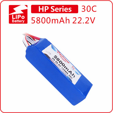 富力电池Redzone lipo30C 5800mAh 22.2V直升机锂电池F3C电池组6S