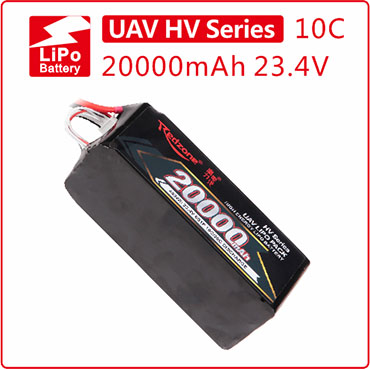 富力电池Redzone lipo 10C 23.4V 20000mAh 6S高压长巡航电池组