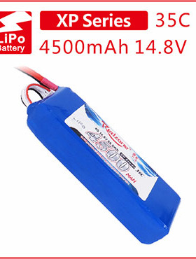 富力电池Redzone lipo 35C 4500mAh 14.8V 固定翼4S电池锂电池