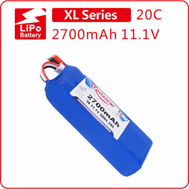 富力电池 Redzone lipo 20C 2700mAh 11.1V 航模锂电池3S四轴电池