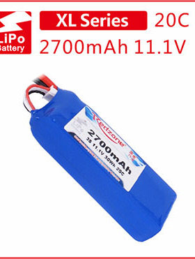 富力电池 Redzone lipo 20C 2700mAh 11.1V 航模锂电池3S四轴电池