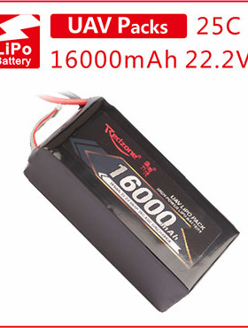 富力电池 Redzone lipo 25C 16000mAh 14.8V 22.2V植保航拍锂电池