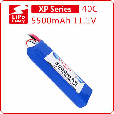 富力电池Redzone lipo 40C 5500mAh 11.1V  航模锂电池3S电池