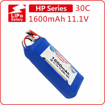 富力电池Redzone lipo 30C 1600mAh 11.1V航模锂电池固定翼电池3S