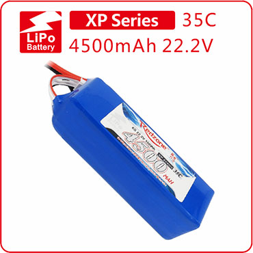 富力电池Redzone lipo 35C 4500mAh 22.2V  直升机电池锂电池6S